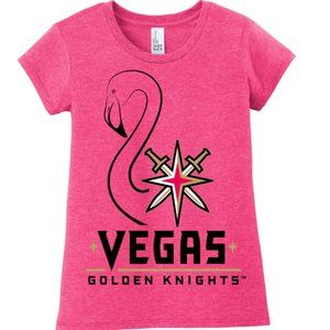 Vegas Golden Knights (VGK) Victory Flamingo T-Shirts (Youth)